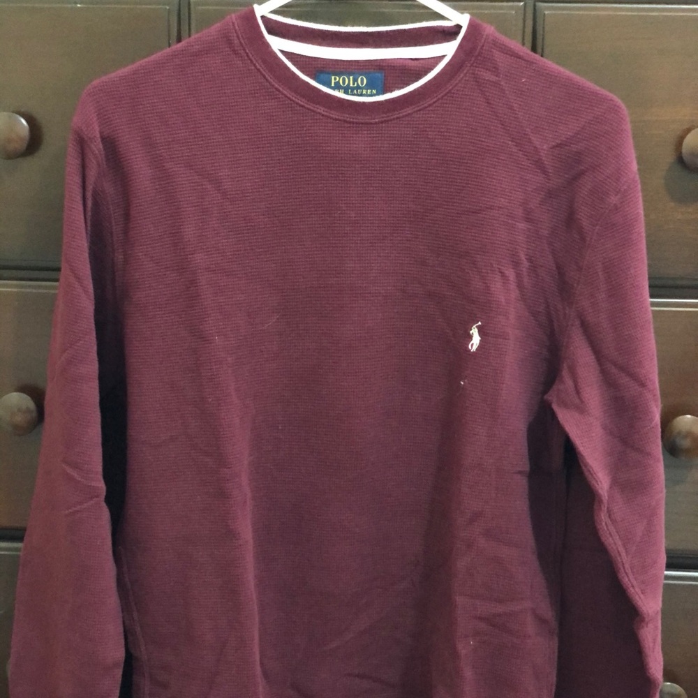 Polo Ralph Lauren Thermal Size: M Maroon